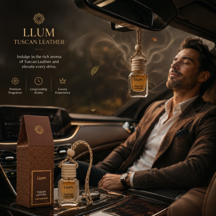 Premium Black Oud Car Air Freshener by Llum