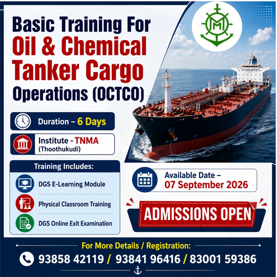 OCTCO - TNMA - Marine Service in Thoothukudi