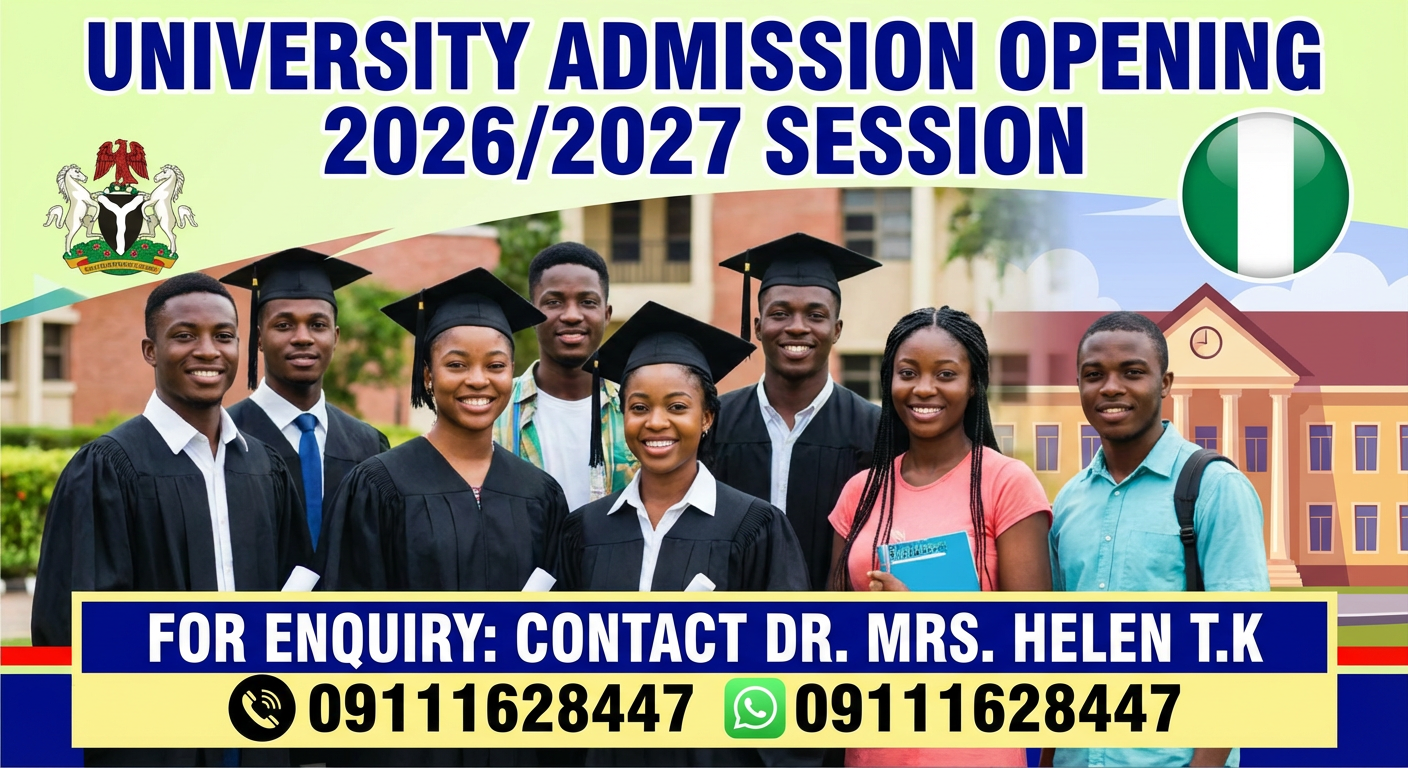 Caritas University, Enugu (2026)(2027) Academic Session (09125210477) (Application Form)Undergraduate Admission Form/Scr - Education in Enugu