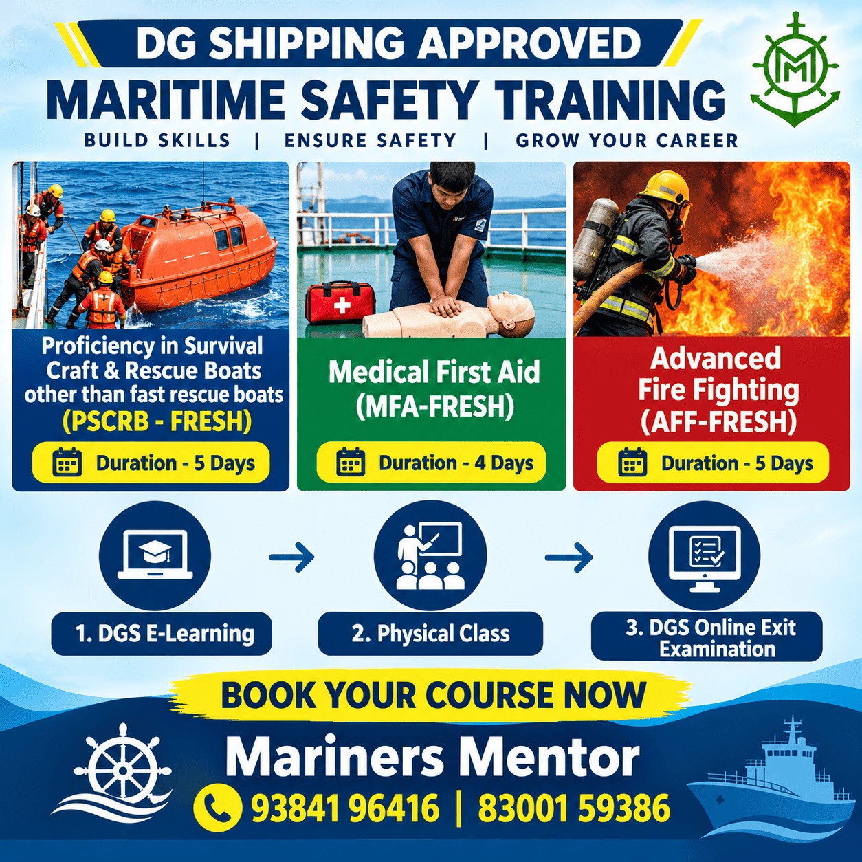 DG Shipping Approved Courses - Marine Service in Thoothukudi