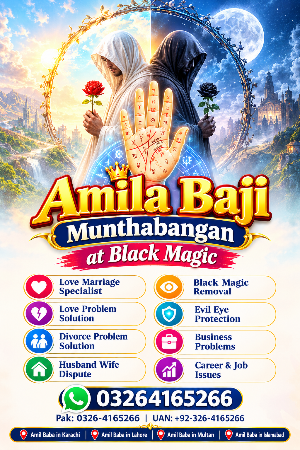 Amil Baba in Quetta, Professional Rohani Ilaj Amil Baba in Faisalabad, Popular Expert Amil Baba - Astrologer in Outram