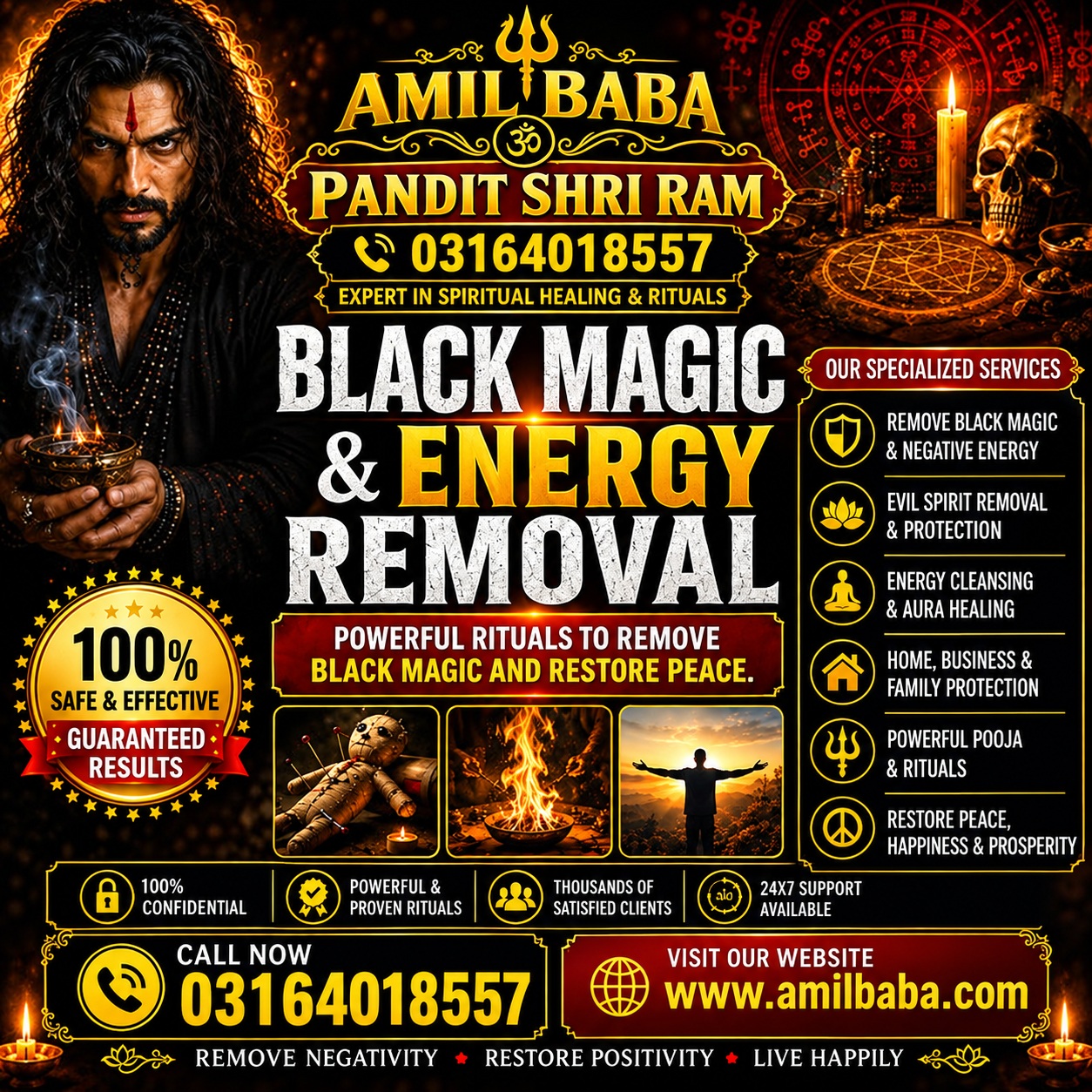 Amil Baba Kala Jadu In Pakistan Best Kala Jadu Amil Baba In Karachi - Astrologer in Conception Bay South