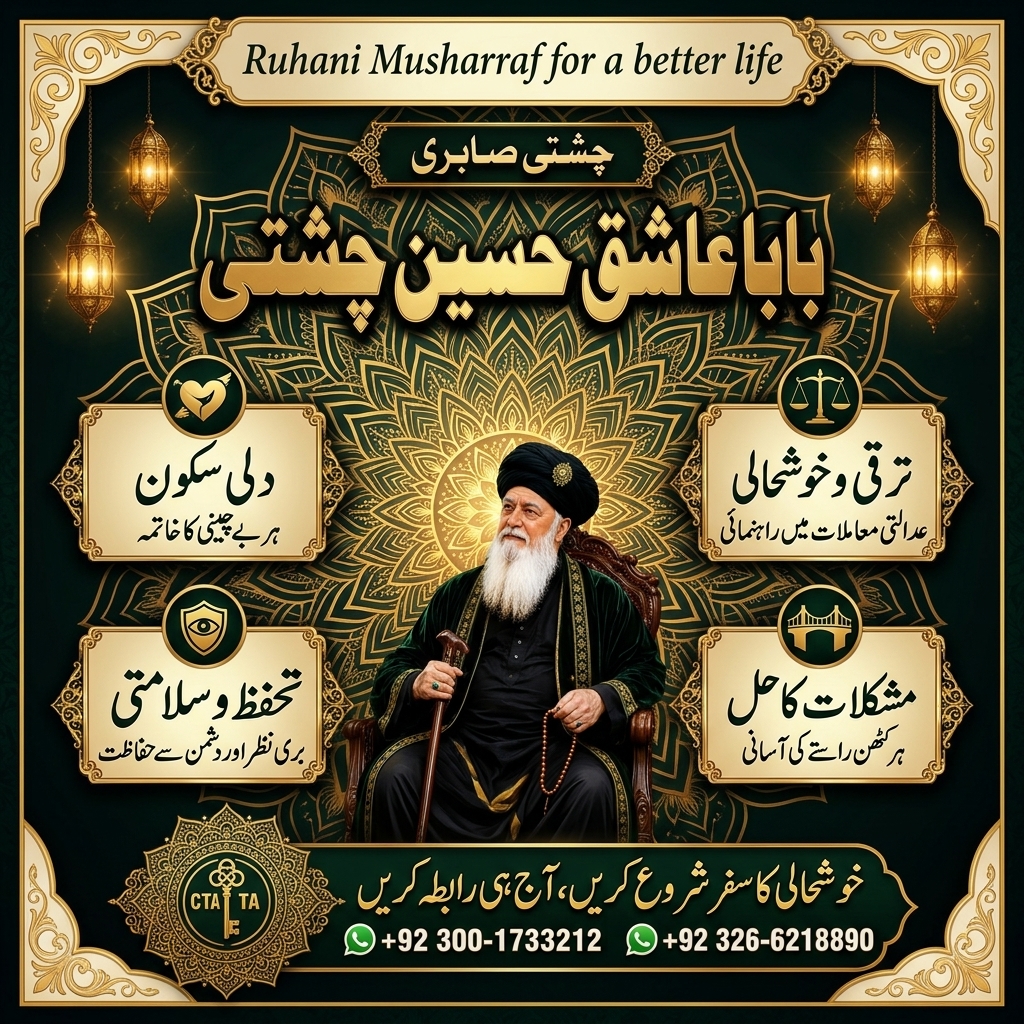 Amil Baba Official Costa Rica  Amil Baba Panama  Amil Baba Jamaica  Ashiq Hussain Chashti