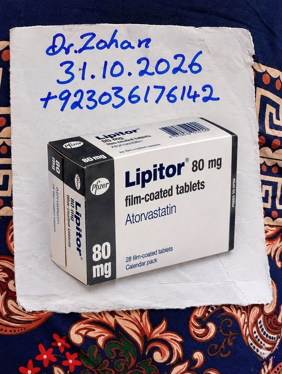 Atorvastatin 80 mg
