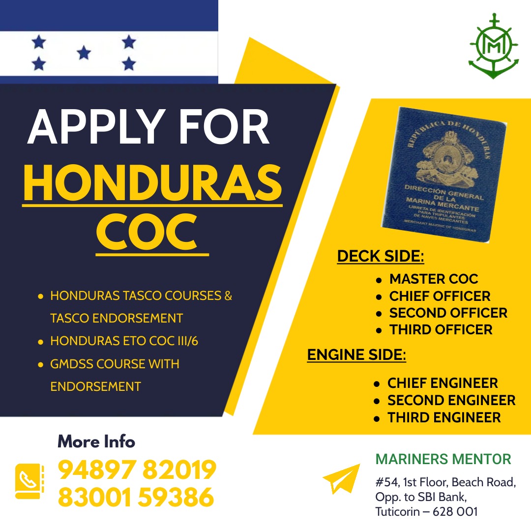 APPLY FOR HONDURAS COC