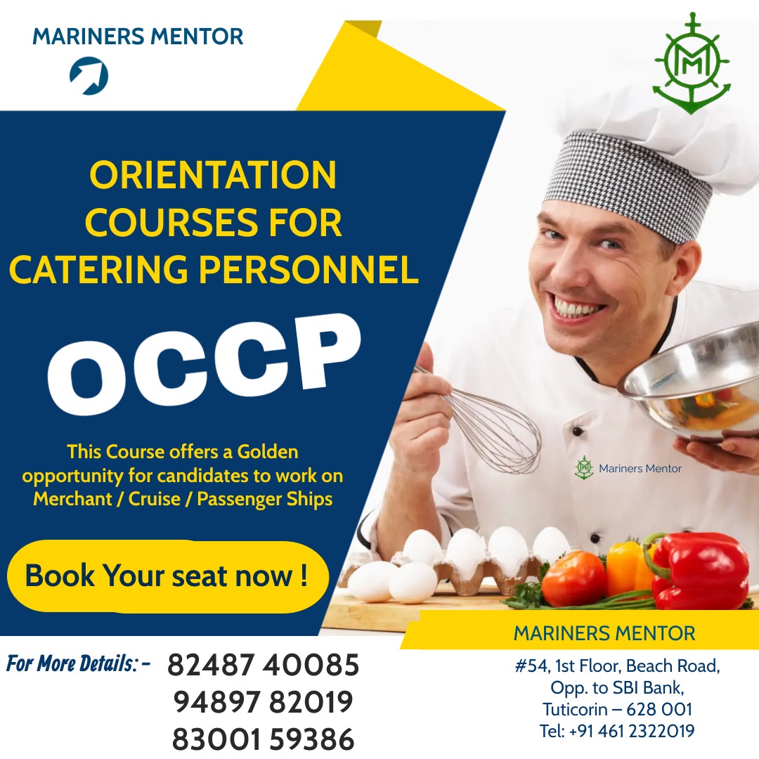 OCCP "Orientation Courses for Catering Personnel" 