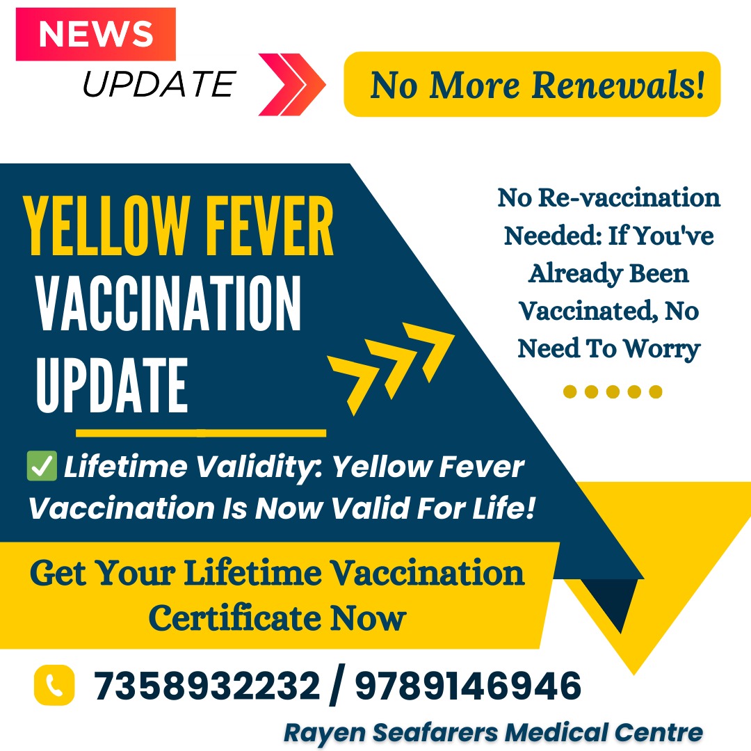 YELLOW FEVER VACCINATION UPDATE