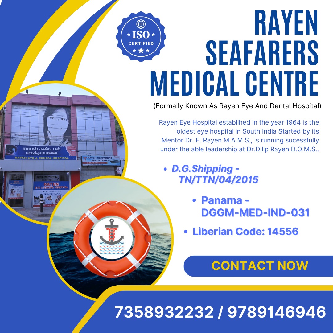 ISO CERTIFIED - Rayen Seafarers Medical Centre
